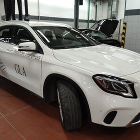 Установка оборудования МАТСН на Mercedes Benz GLA X156